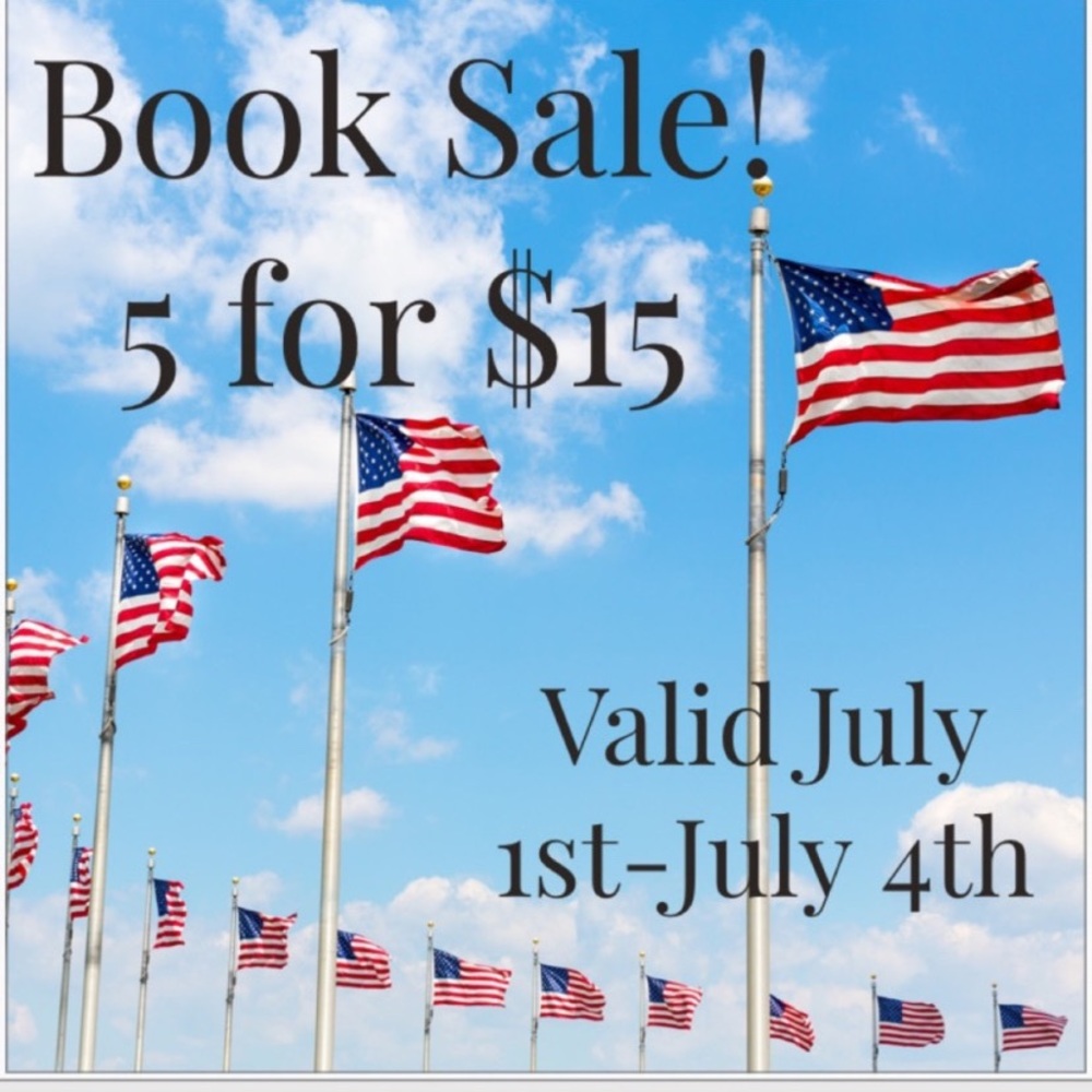 Book sale!! 5/$15